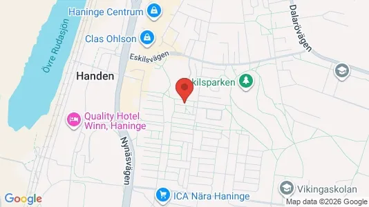 Apartments for rent i Haninge - kort over placeringen