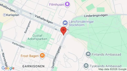 Apartments for rent i Gärdet/Djurgården - kort over placeringen