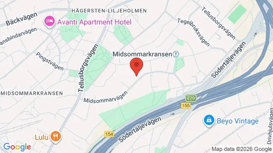 Apartments for rent i Stockholm South - kort over placeringen