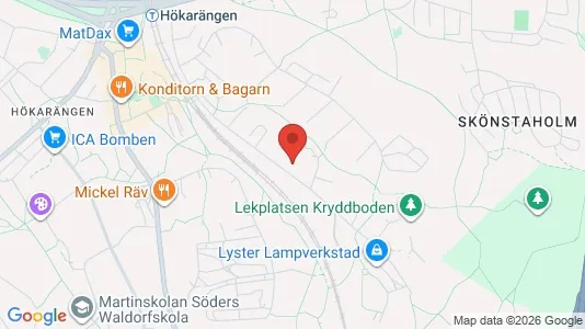Apartments for rent i Stockholm South - kort over placeringen