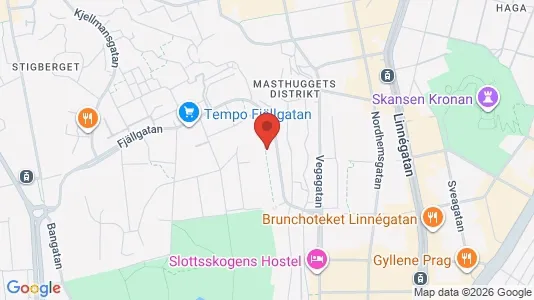 Apartments for rent i Majorna-Linné - kort over placeringen