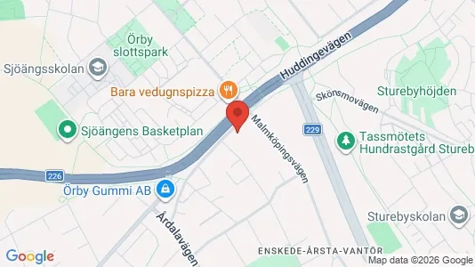 Apartments for rent i Stockholm South - kort over placeringen