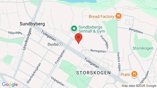 Apartments for rent i Sundbyberg - kort over placeringen
