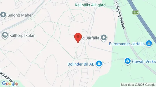 Apartments for rent i Järfälla - kort over placeringen