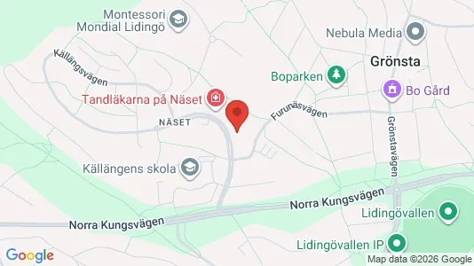 Apartments for rent i Lidingö - kort over placeringen