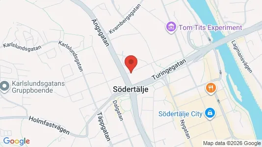 Apartments for rent i Södertälje - kort over placeringen