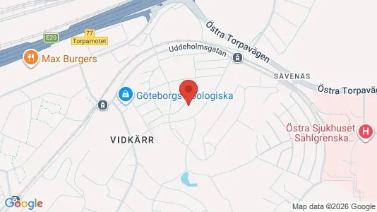 Apartments for rent i Örgryte-Härlanda - kort over placeringen
