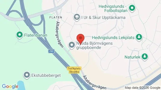 Apartments for rent i Nacka - kort over placeringen
