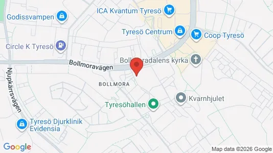 Apartments for rent i Tyresö - kort over placeringen