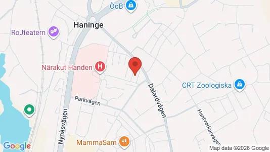 Apartments for rent i Haninge - kort over placeringen