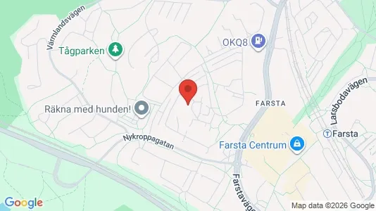 Apartments for rent i Stockholm South - kort over placeringen