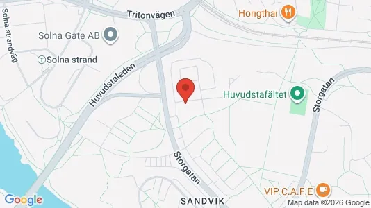 Apartments for rent i Solna - kort over placeringen