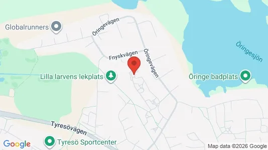Apartments for rent i Tyresö - kort over placeringen