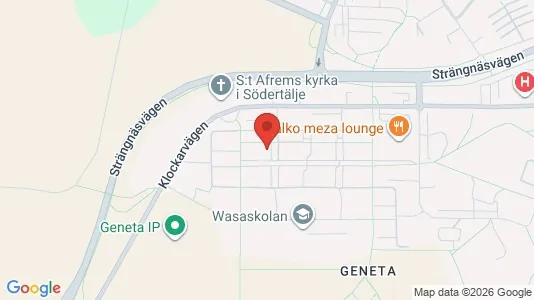 Apartments for rent i Södertälje - kort over placeringen