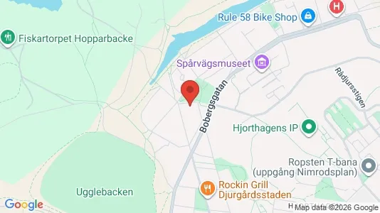 Apartments for rent i Gärdet/Djurgården - kort over placeringen