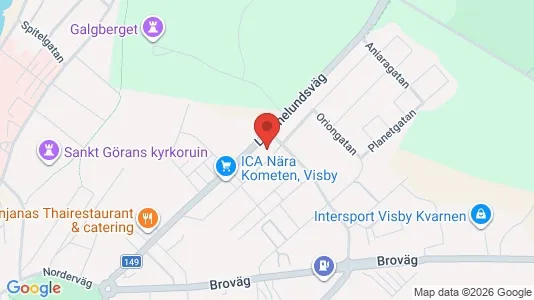 Apartments for rent i Gotland - kort over placeringen