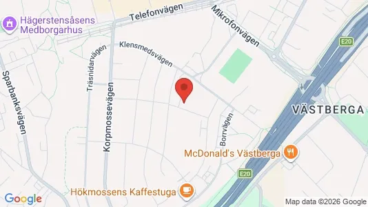 Apartments for rent i Stockholm South - kort over placeringen