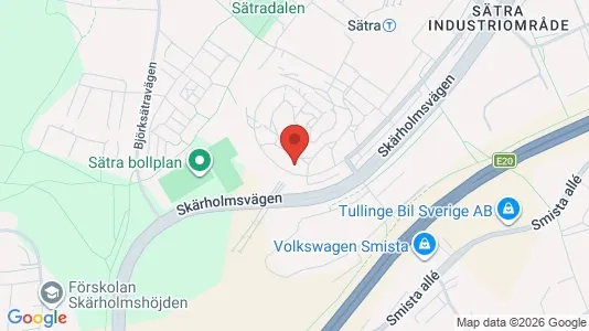 Apartments for rent i Stockholm South - kort over placeringen