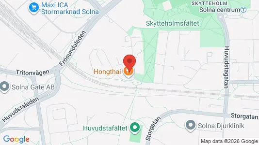 Apartments for rent i Solna - kort over placeringen