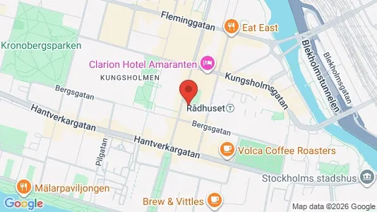 Apartments for rent i Kungsholmen - kort over placeringen