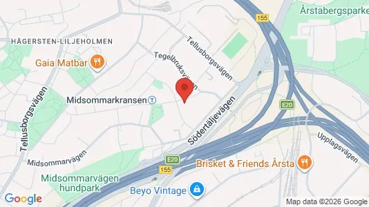 Apartments for rent i Stockholm South - kort over placeringen