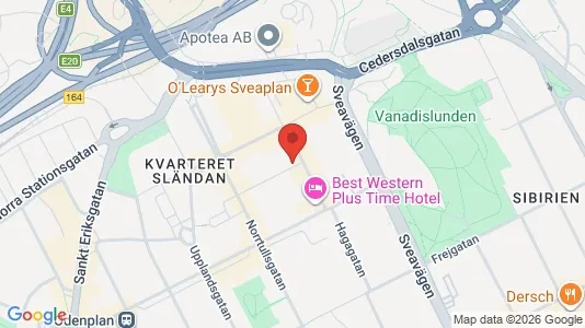 Apartments for rent i Vasastan - kort over placeringen