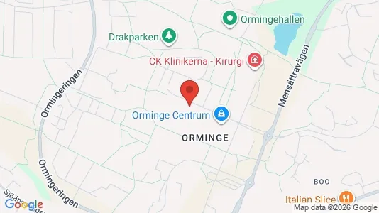 Apartments for rent i Nacka - kort over placeringen