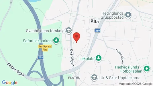 Apartments for rent i Nacka - kort over placeringen