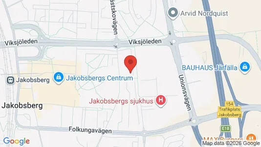 Apartments for rent i Järfälla - kort over placeringen