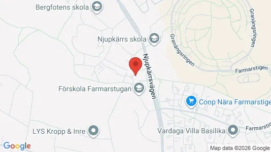 Apartments for rent i Tyresö - kort over placeringen