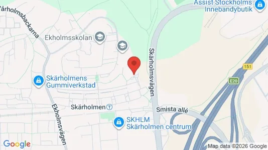 Apartments for rent i Stockholm South - kort over placeringen