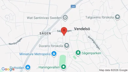 Apartments for rent i Haninge - kort over placeringen