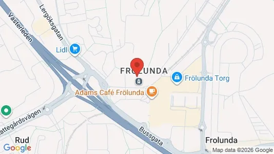 Apartments for rent i Askim-Frölunda-Högsbo - kort over placeringen