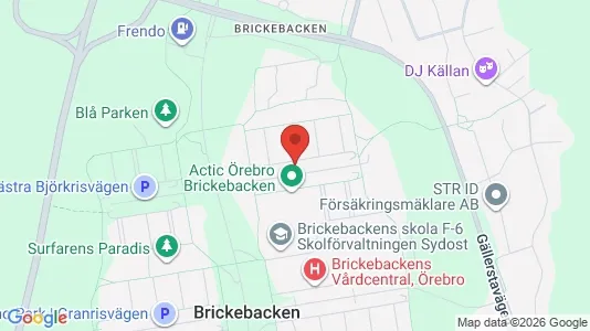 Apartments for rent i Örebro - kort over placeringen