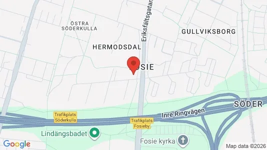 Apartments for rent i Fosie - kort over placeringen