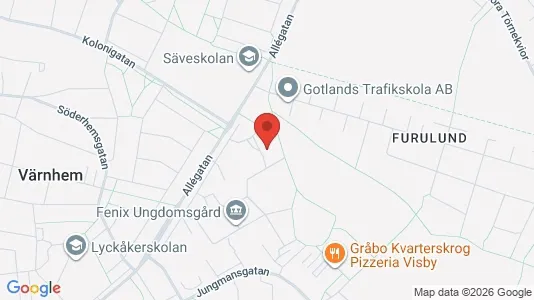 Apartments for rent i Gotland - kort over placeringen