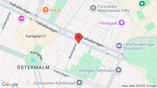 Apartments for rent i Östermalm - kort over placeringen