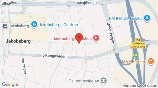 Apartments for rent i Järfälla - kort over placeringen