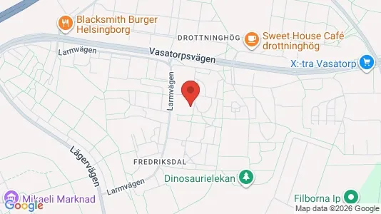Apartments for rent i Helsingborg - kort over placeringen