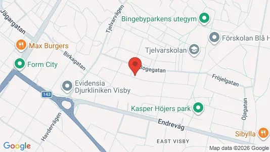 Apartments for rent i Gotland - kort over placeringen
