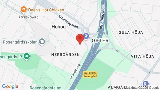 Apartments for rent i Rosengård - kort over placeringen