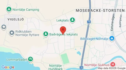 Apartments for rent i Norrtälje - kort over placeringen