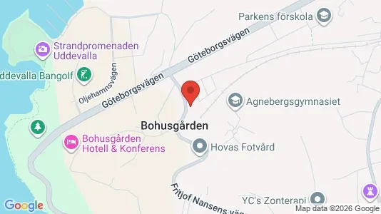 Apartments for rent i Uddevalla - kort over placeringen