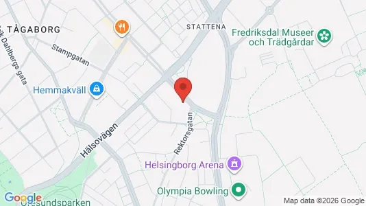 Apartments for rent i Helsingborg - kort over placeringen