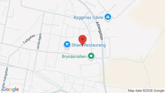 Apartments for rent i Gävle - kort over placeringen