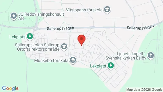 Apartments for rent i Eslöv - kort over placeringen