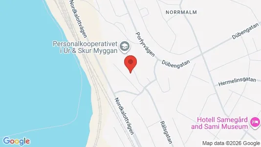 Apartments for rent i Kiruna - kort over placeringen