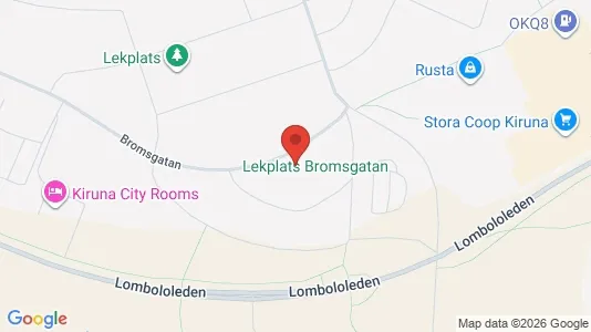 Apartments for rent i Kiruna - kort over placeringen