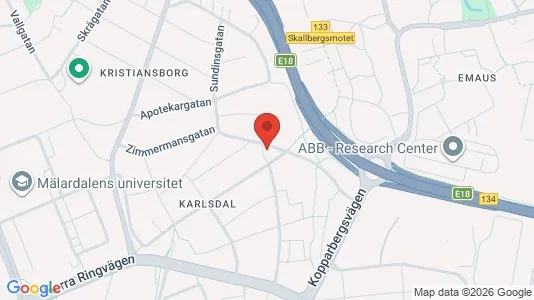 Apartments for rent i Västerås - kort over placeringen