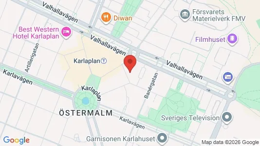 Apartments for rent i Östermalm - kort over placeringen